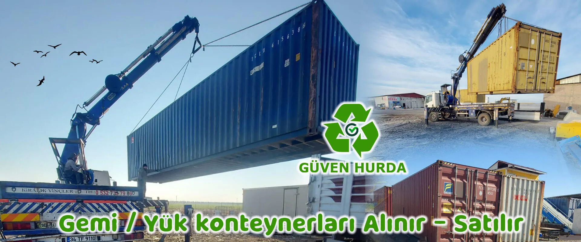 Gemi / Yük konteynerları Alınır - Satılır